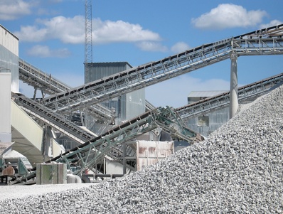 Kieswerk Zementwerk